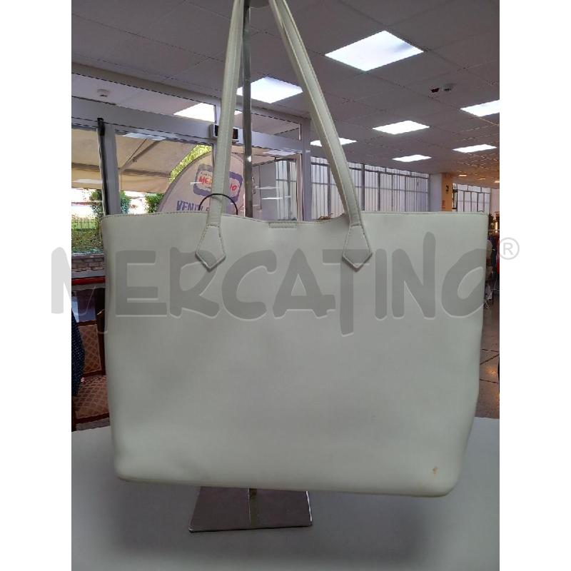 BORSA DONNA TWINSET BIANCA BORCHIE | Mercatino dell'Usato Roma porta di roma 2