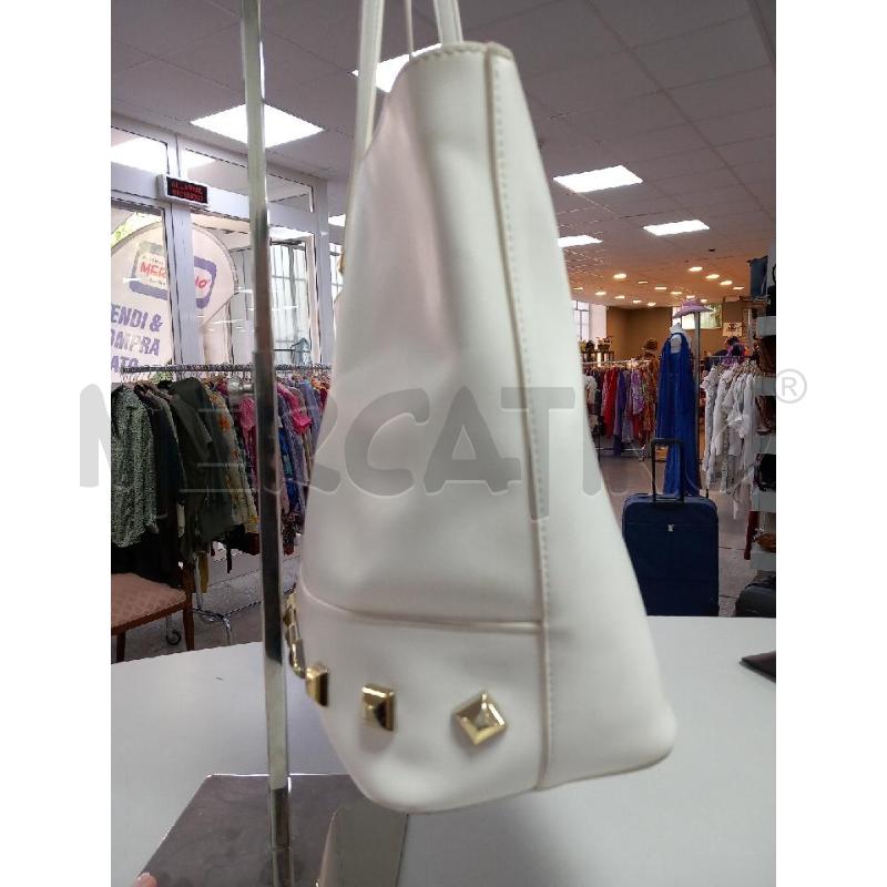 BORSA DONNA TWINSET BIANCA BORCHIE | Mercatino dell'Usato Roma porta di roma 3