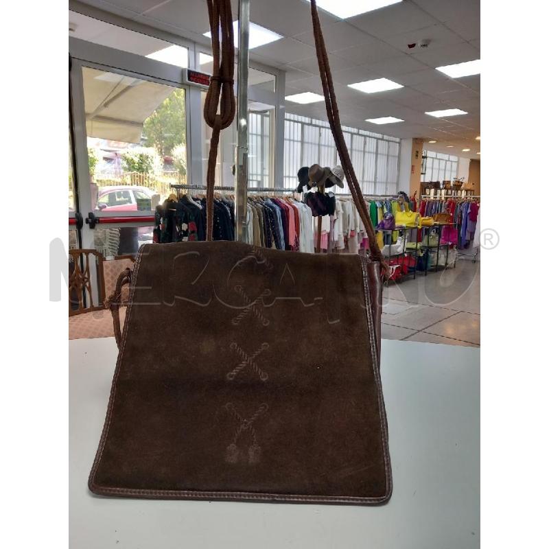 BORSA D BOTTEGA VENETA CAMOSCIO MARRONE NODI | Mercatino dell'Usato Roma porta di roma 1