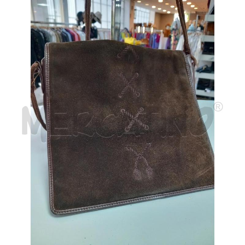 BORSA D BOTTEGA VENETA CAMOSCIO MARRONE NODI | Mercatino dell'Usato Roma porta di roma 2