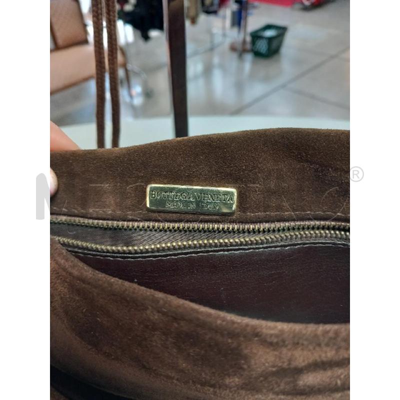 BORSA D BOTTEGA VENETA CAMOSCIO MARRONE NODI | Mercatino dell'Usato Roma porta di roma 4