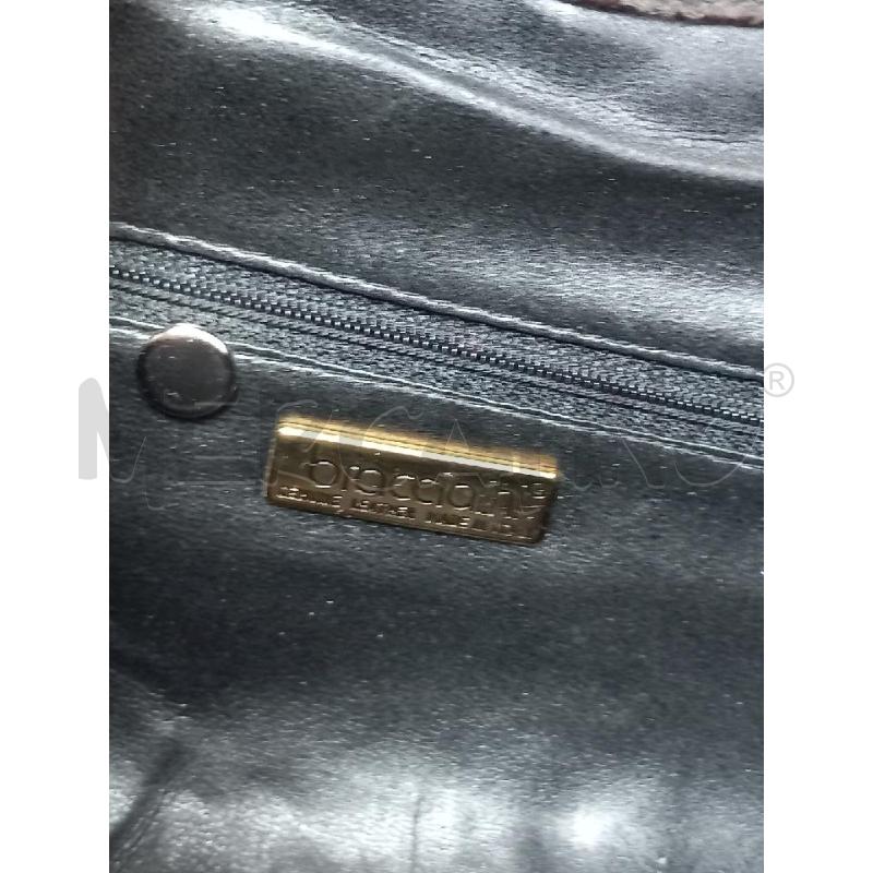BORSA D BRACCIALINI MARRONE DORATO PELLE | Mercatino dell'Usato Roma porta di roma 4