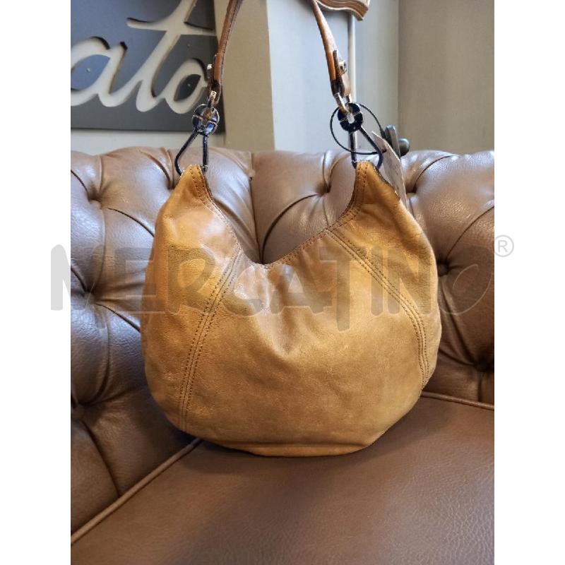 BORSA D COCCINELLE BEIGE PELLE | Mercatino dell'Usato Roma porta di roma 3