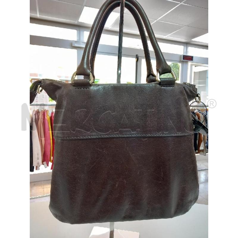 BORSA D COCCINELLE PELLE MARRONE | Mercatino dell'Usato Roma porta di roma 2
