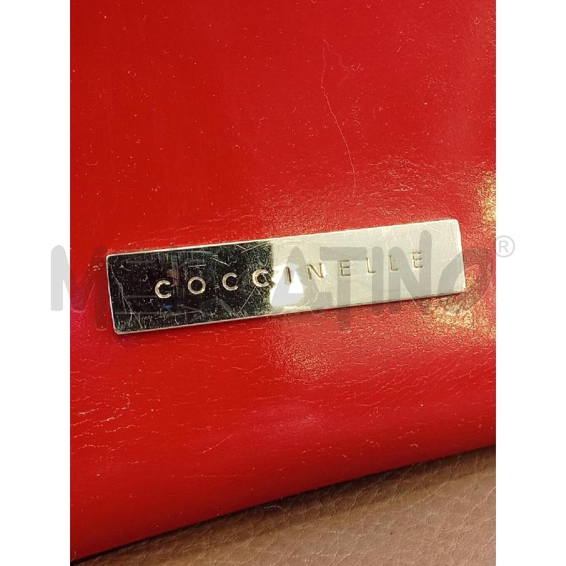 BORSA D COCCINELLE ROSSO VERNICE | Mercatino dell'Usato Roma porta di roma 2