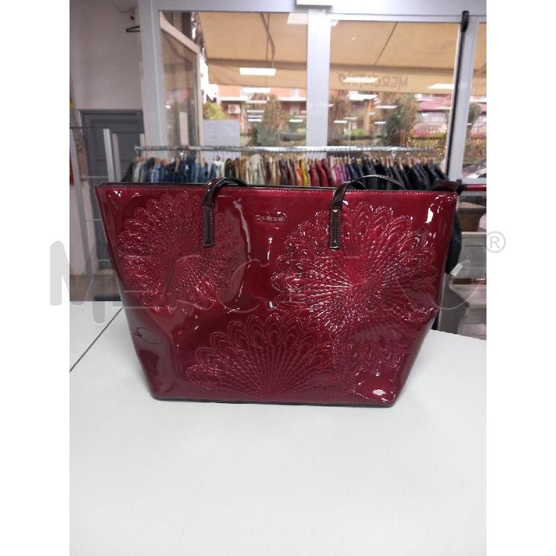 BORSA D DESIGUAL ROSSO VERNICE | Mercatino dell'Usato Roma porta di roma 1