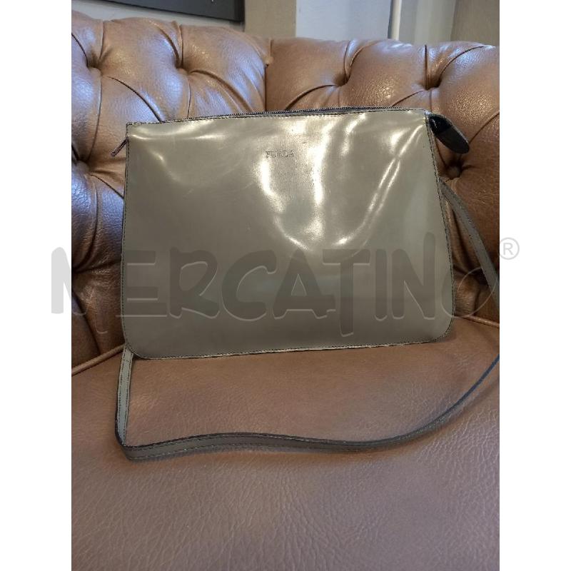 BORSA D FURLA GRIGIO  | Mercatino dell'Usato Roma porta di roma 1