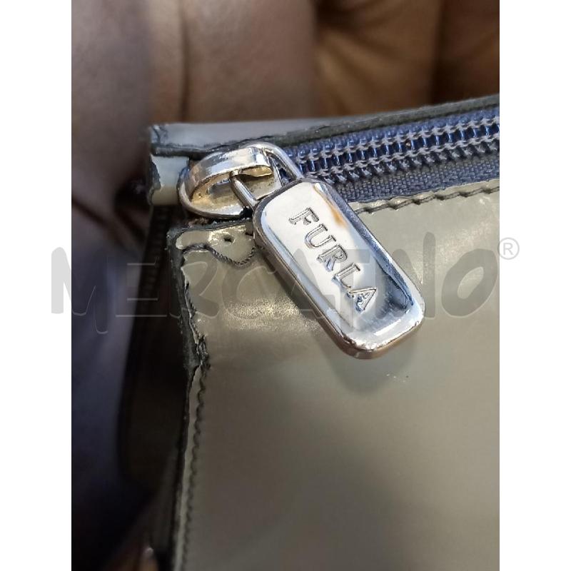 BORSA D FURLA GRIGIO  | Mercatino dell'Usato Roma porta di roma 3