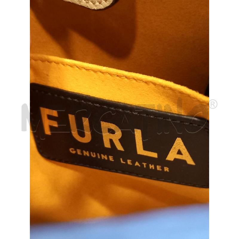 BORSA D FURLA GRIGIO  | Mercatino dell'Usato Roma porta di roma 3