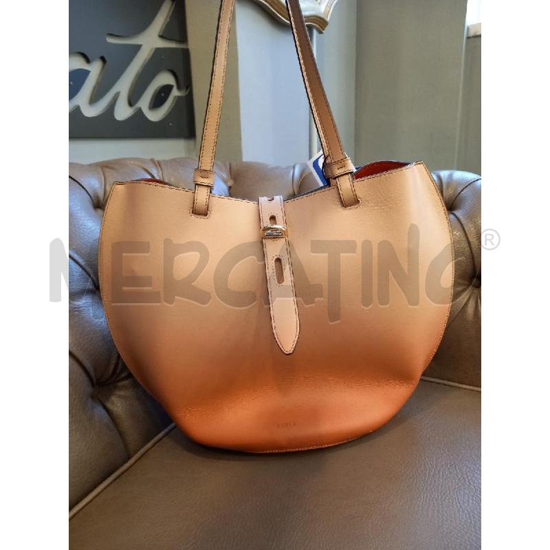 BORSA D FURLA ROSA SFUMATO | Mercatino dell'Usato Roma porta di roma 1