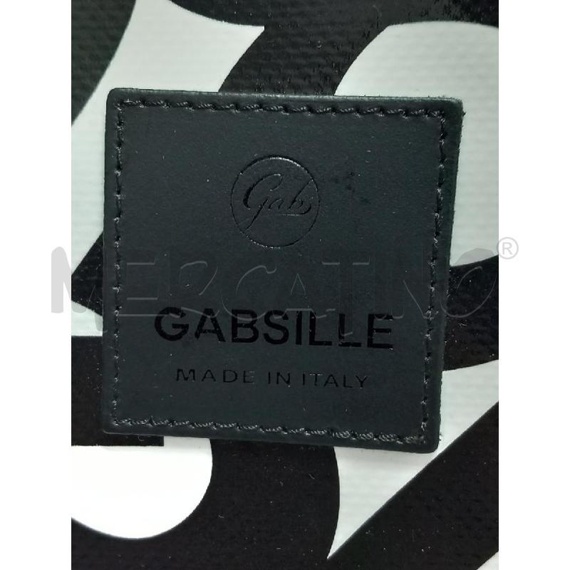 BORSA D GABSILLE BIANCO NUMERI GABS | Mercatino dell'Usato Roma porta di roma 2