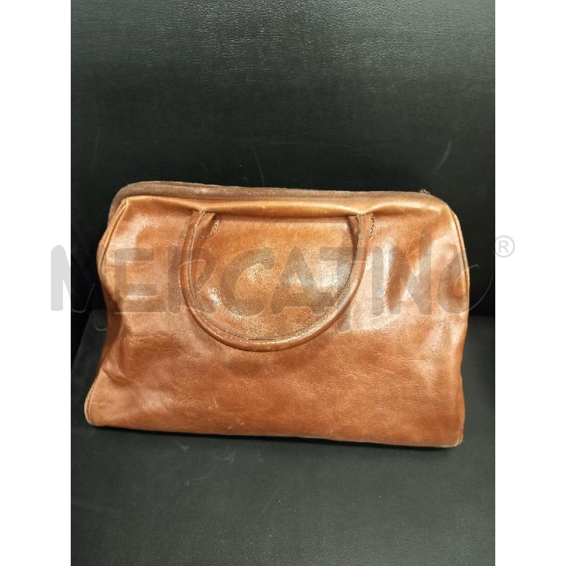 BORSA D GALITZINE MARRONE PELLE CAMOSCIO | Mercatino dell'Usato Roma porta di roma 2