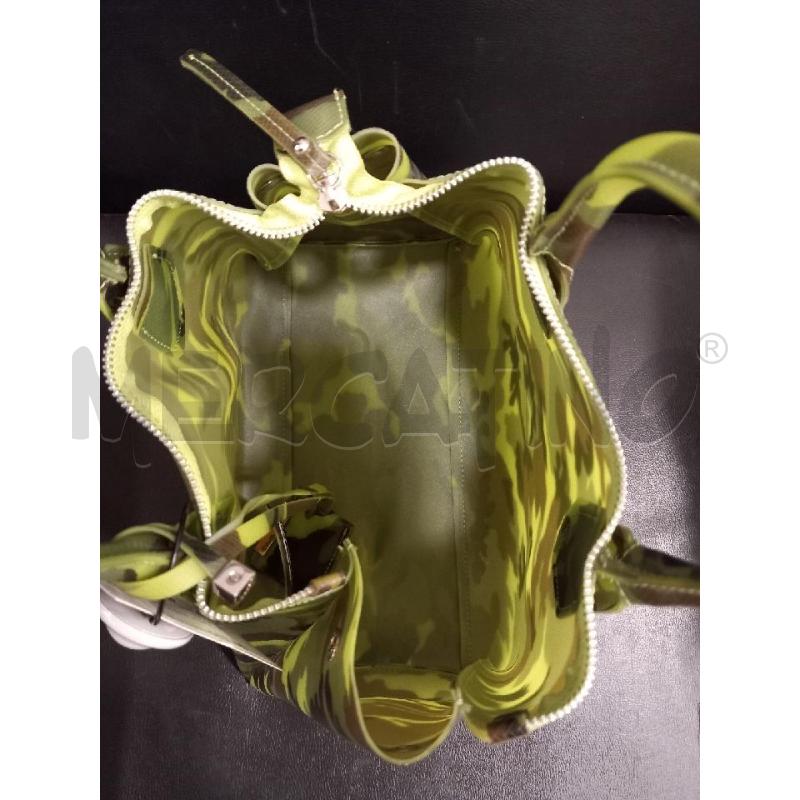 BORSA D GIANNI CHIARINI GOMMA VERDE MIMETICO | Mercatino dell'Usato Roma porta di roma 2