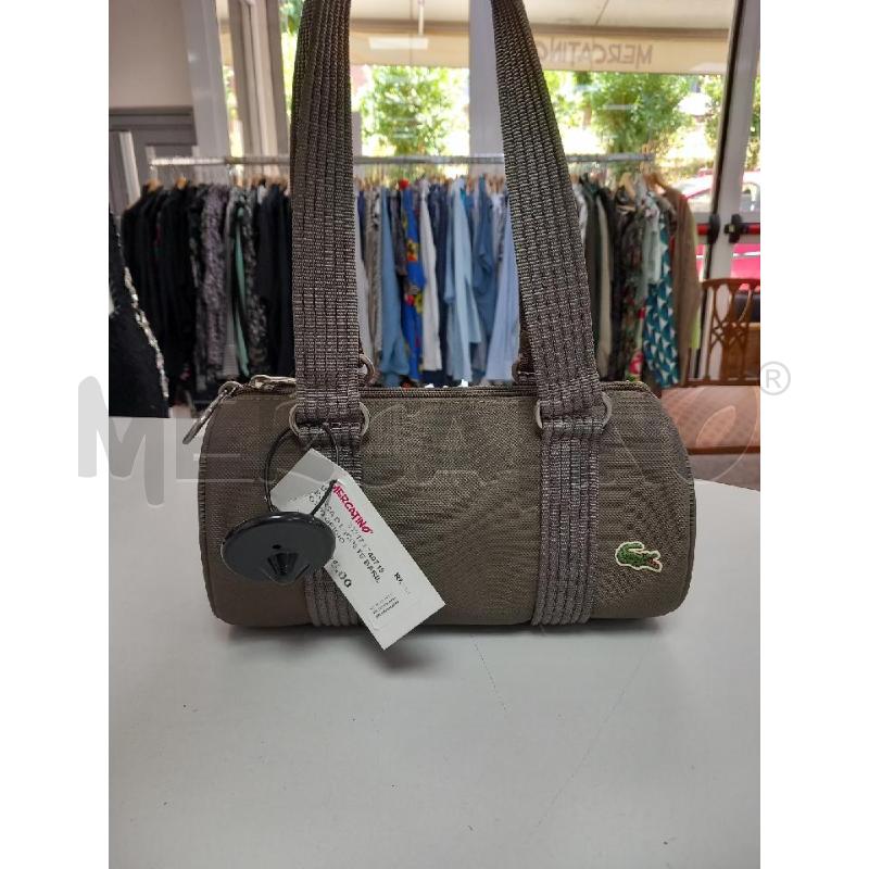 BORSA D LACOSTE BARILOTTO GRIGIO | Mercatino dell'Usato Roma porta di roma 1