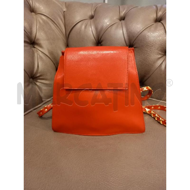 BORSA D MALIPARMI ROSSO PELLE | Mercatino dell'Usato Roma porta di roma 1
