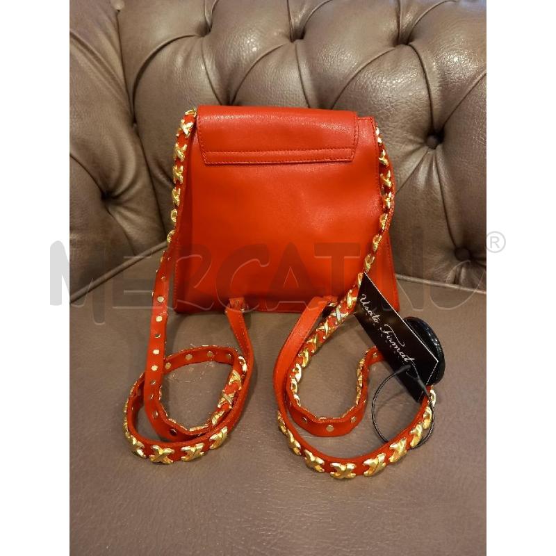 BORSA D MALIPARMI ROSSO PELLE | Mercatino dell'Usato Roma porta di roma 3