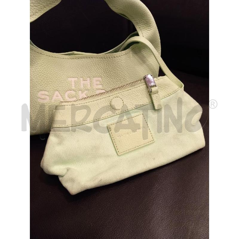 BORSA D MARC JACOBS THE SACK BAG VERDE MENTA | Mercatino dell'Usato Roma porta di roma 4