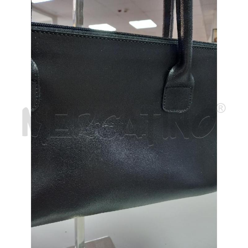 BORSA D NANNINI PELLE NERO | Mercatino dell'Usato Roma porta di roma 2