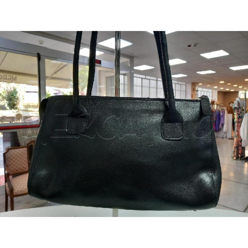 BORSA D NANNINI PELLE NERO | Mercatino dell'Usato Roma porta di roma 3