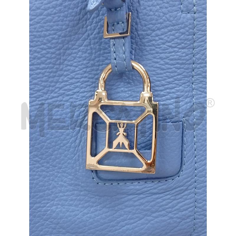 BORSA D PATRIZIA PEPE BLU PELLE | Mercatino dell'Usato Roma porta di roma 2