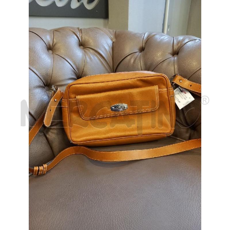 BORSA D PIERRE CARDIN PELLE MARRONE TRACOLLA | Mercatino dell'Usato Roma porta di roma 1