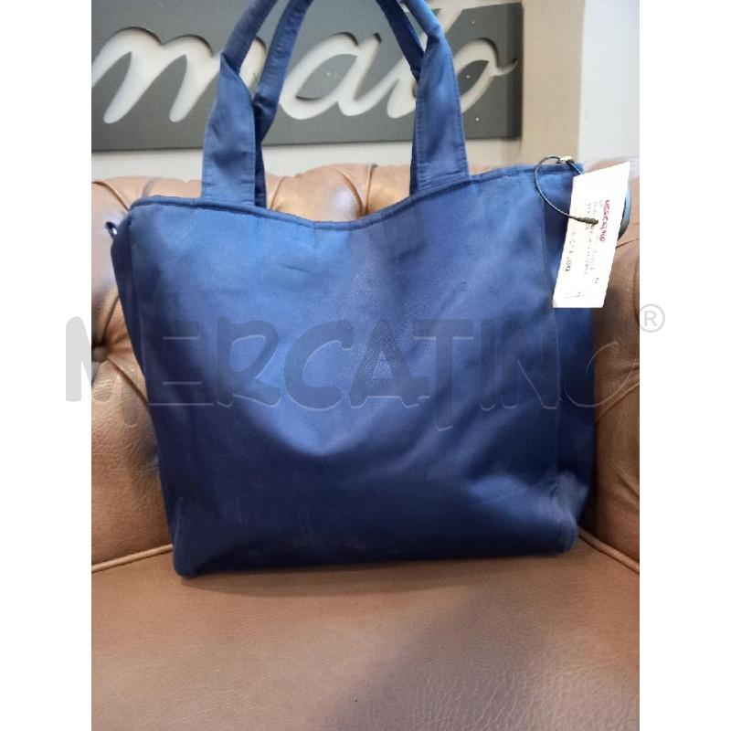 BORSA D PINKO BLU PAILLETTES | Mercatino dell'Usato Roma porta di roma 2