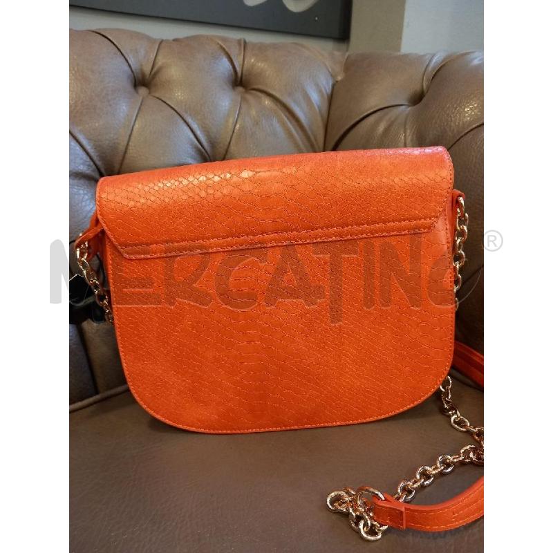 BORSA MANILA GRACE ARANCIO CHIUSURA A INCASTRO  | Mercatino dell'Usato Roma porta di roma 3