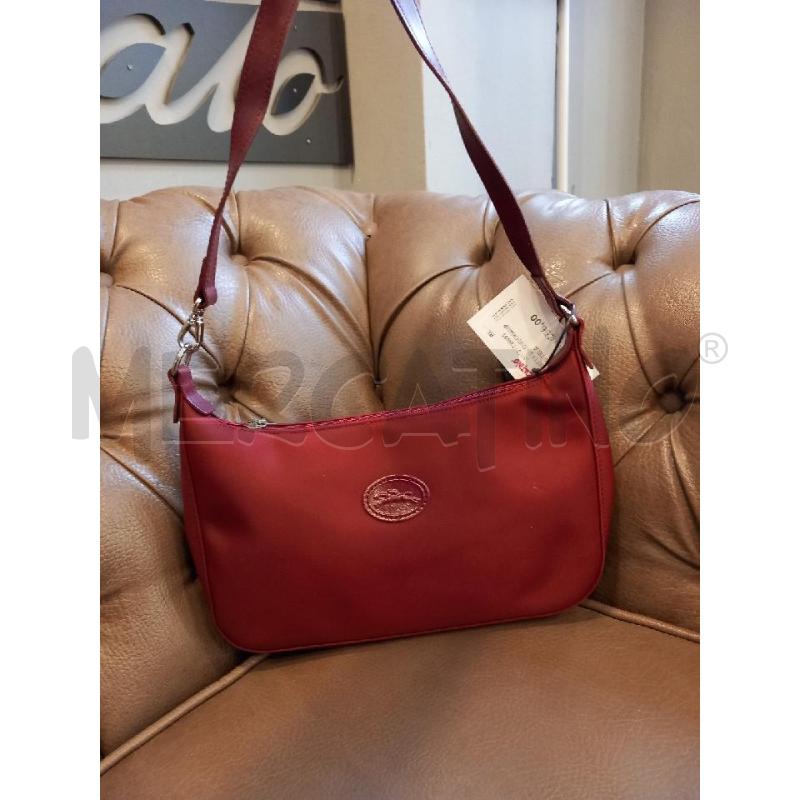 BORSETTA D LONGCHAMP ROSSO TELA | Mercatino dell'Usato Roma porta di roma 1