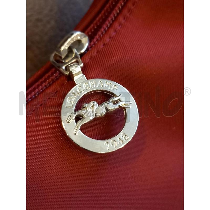 BORSETTA D LONGCHAMP ROSSO TELA | Mercatino dell'Usato Roma porta di roma 3