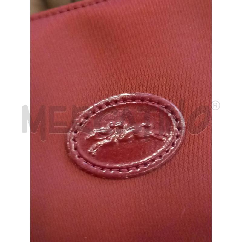 BORSETTA D LONGCHAMP ROSSO TELA | Mercatino dell'Usato Roma porta di roma 4