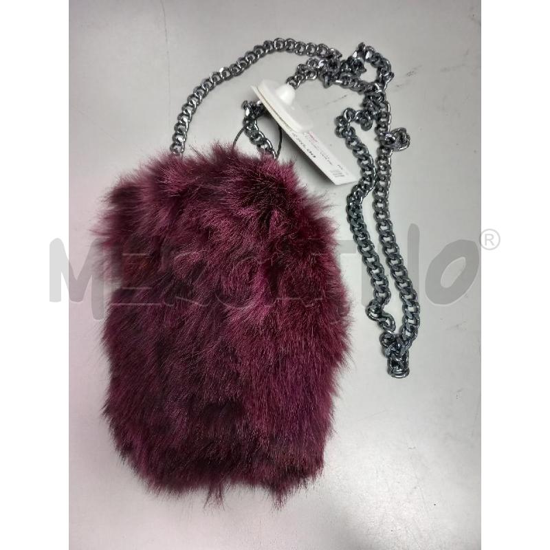 BORSETTA D VERA VOLPE FUCSIA | Mercatino dell'Usato Roma porta di roma 1