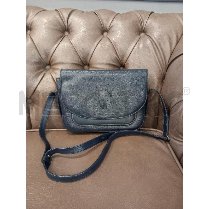 BORSETTA D VINTAGE MUST DE CARTIER BLU  | Mercatino dell'Usato Roma porta di roma 1