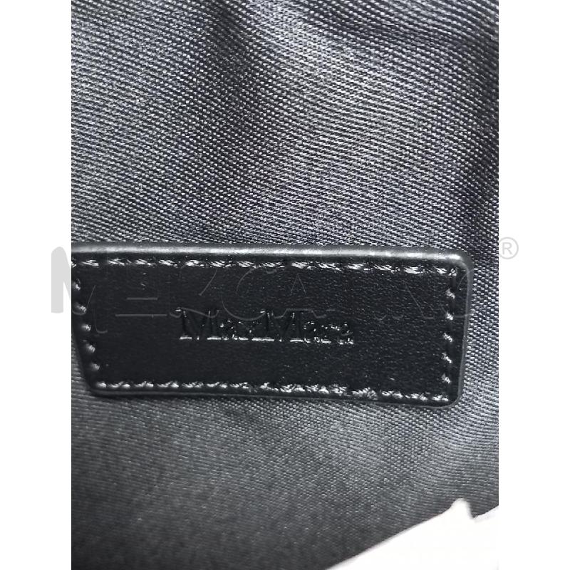 BORSETTA MAX MARA NERO PELLE BUSTA SAFFIANO | Mercatino dell'Usato Roma porta di roma 4