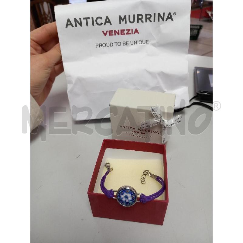 BRACCIALE ANTICA MURRINA VIOLA | Mercatino dell'Usato Roma porta di roma 1