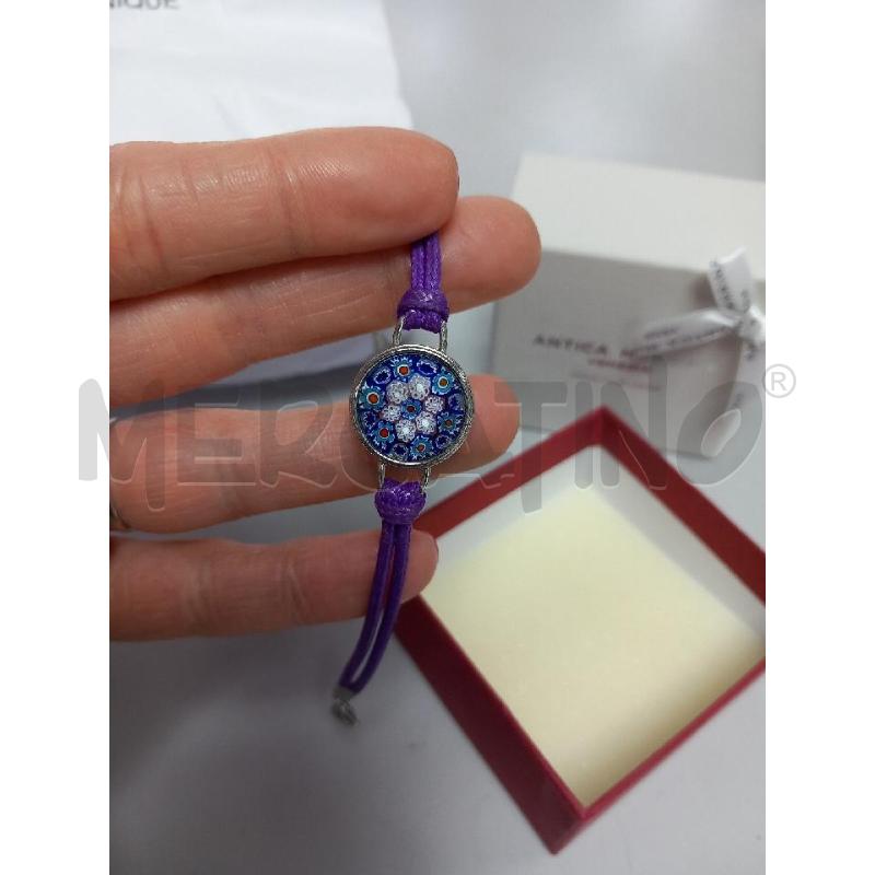 BRACCIALE ANTICA MURRINA VIOLA | Mercatino dell'Usato Roma porta di roma 2