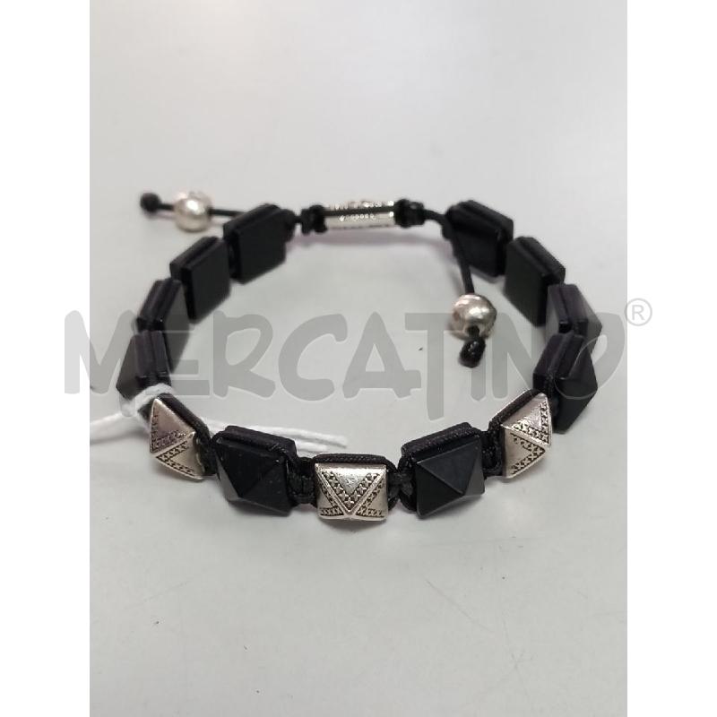 BRACCIALE NIALAYA NERO PIRAMIDALE | Mercatino dell'Usato Roma porta di roma 1