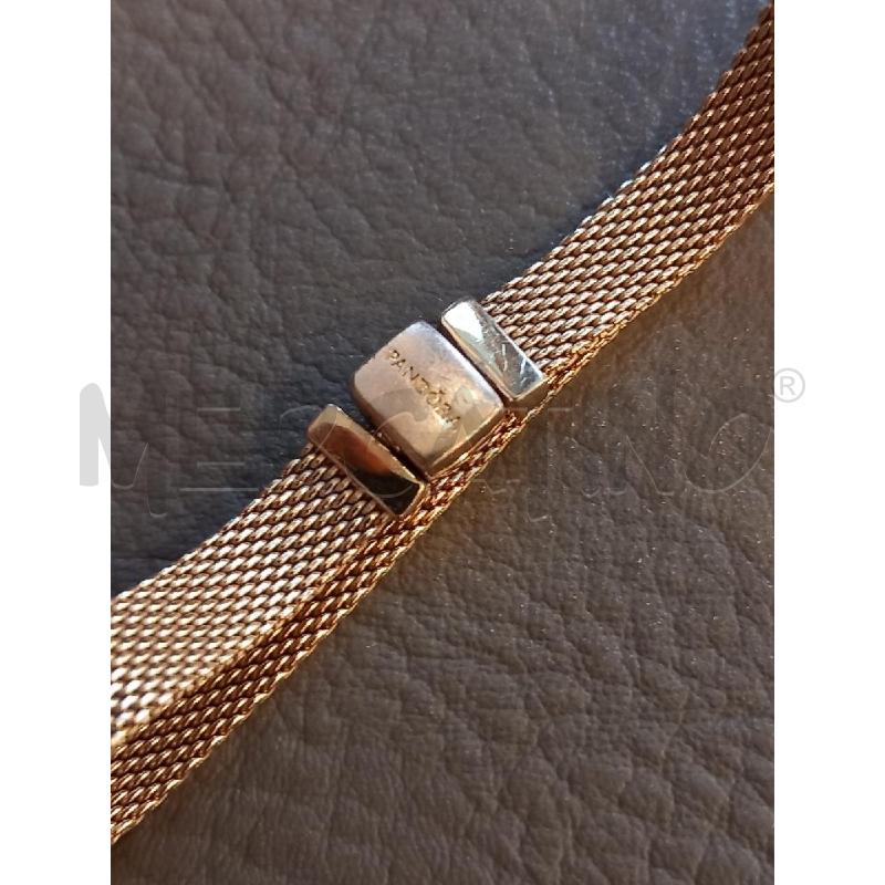 BRACCIALE PANDORA COLOR ORO ROSA | Mercatino dell'Usato Roma porta di roma 2