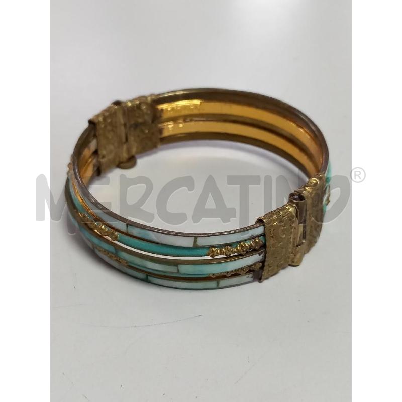 BRACCIALE RIGIDO ABH DIAMOND VINTAGE DORATO MADREPERLA | Mercatino dell'Usato Roma porta di roma 1