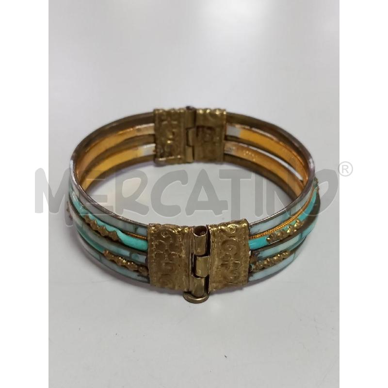 BRACCIALE RIGIDO ABH DIAMOND VINTAGE DORATO MADREPERLA | Mercatino dell'Usato Roma porta di roma 2
