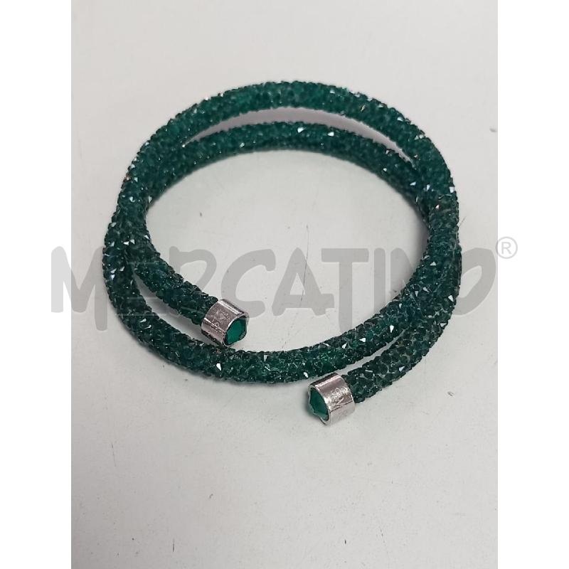 BRACCIALE SWAROVSKI BANGLE DOPPIO CRYSTALDUST 5273642 | Mercatino dell'Usato Roma porta di roma 1
