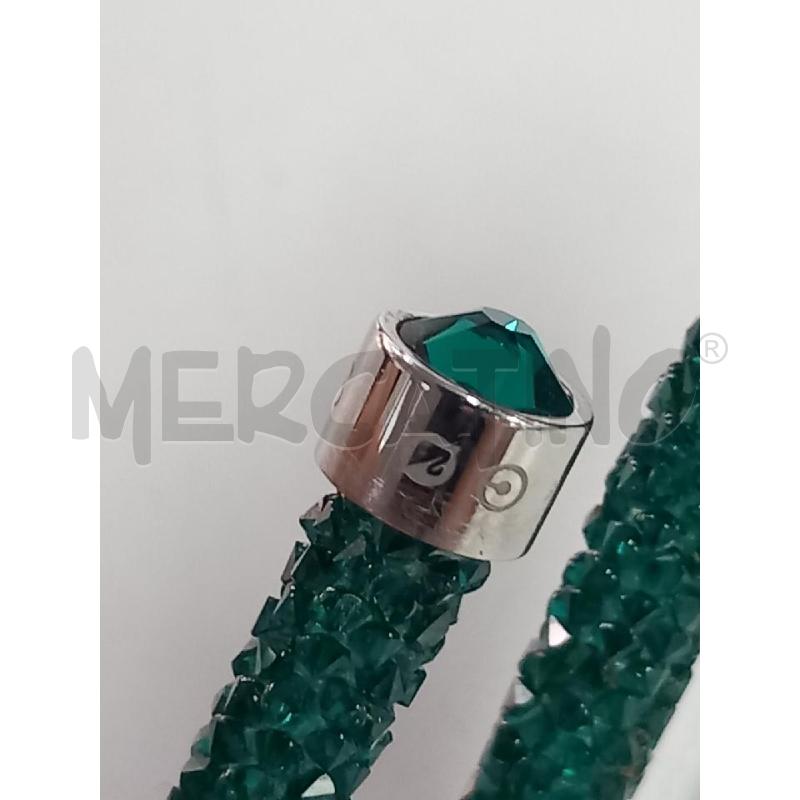 BRACCIALE SWAROVSKI BANGLE DOPPIO CRYSTALDUST 5273642 | Mercatino dell'Usato Roma porta di roma 3