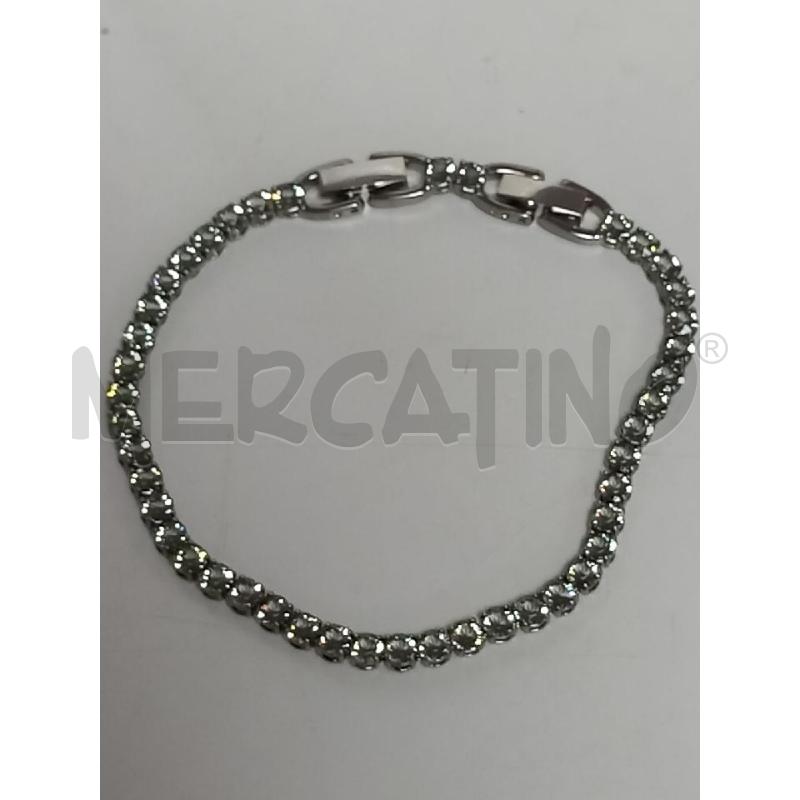 BRACCIALE TENNIS SWAROVSKI GRIGIO UOMO 5504678 | Mercatino dell'Usato Roma porta di roma 2