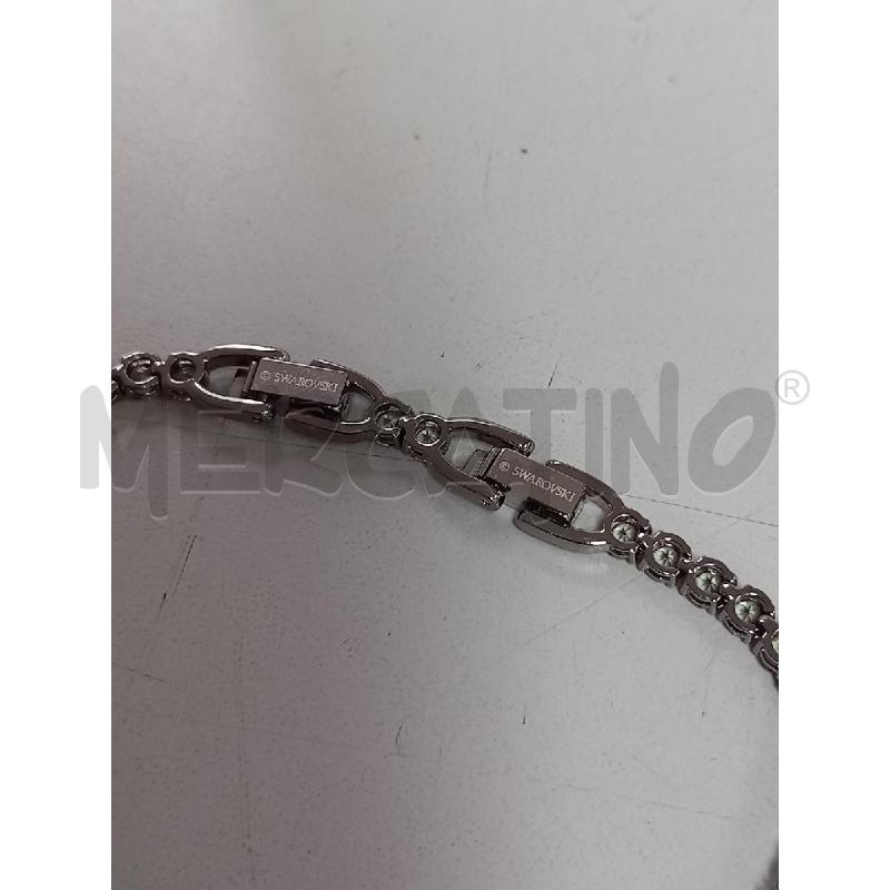 BRACCIALE TENNIS SWAROVSKI GRIGIO UOMO 5504678 | Mercatino dell'Usato Roma porta di roma 3