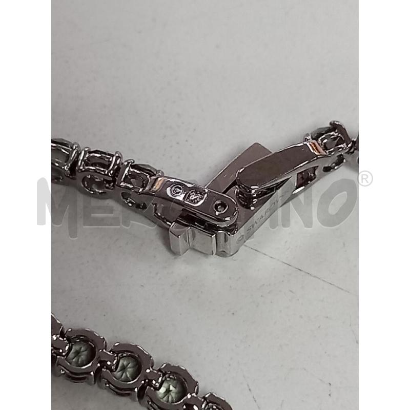 BRACCIALE TENNIS SWAROVSKI GRIGIO UOMO 5504678 | Mercatino dell'Usato Roma porta di roma 4