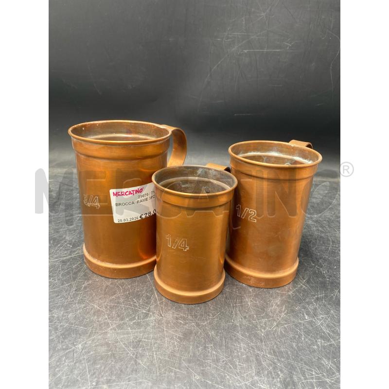 BROCCA  RAME 3PZ | Mercatino dell'Usato Roma porta di roma 1