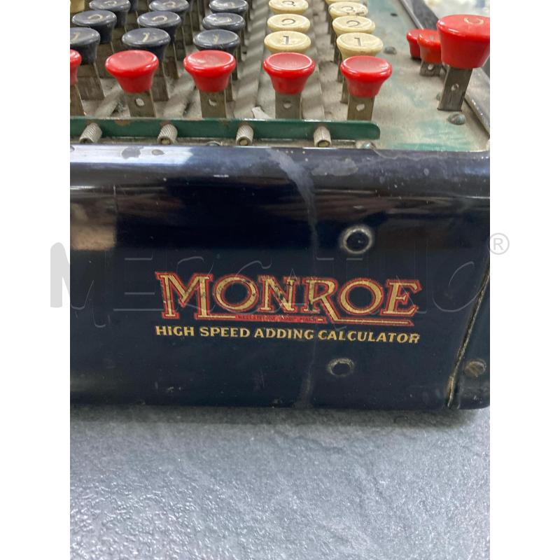CALCOLATRICE MECCANICA MONROE USA MODEL K | Mercatino dell'Usato Roma porta di roma 3