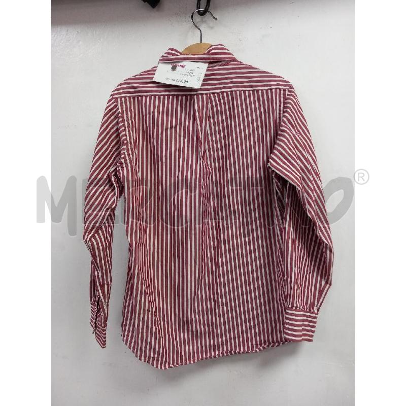 CAMICIA B POLO RALPH LAUREN ROSSO RIGHE BIANCO | Mercatino dell'Usato Roma porta di roma 3