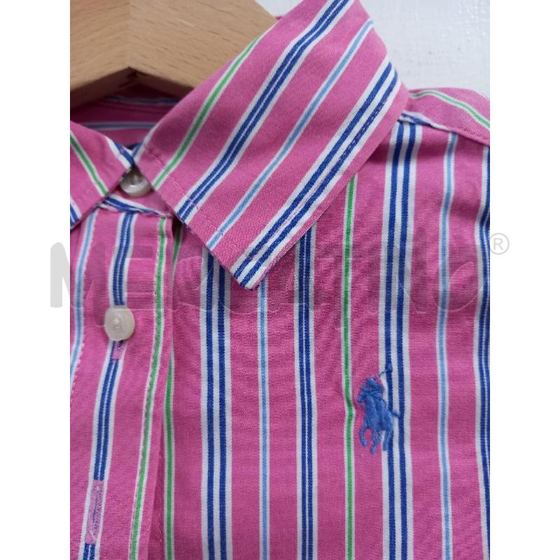 CAMICIA B RALPH LAUREN ROSA RIGHE  | Mercatino dell'Usato Roma porta di roma 2