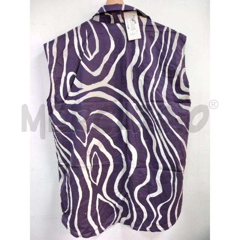 CAMICIA DONNA LIVIANA CONTI VIOLA FANTASIA  | Mercatino dell'Usato Roma porta di roma 2
