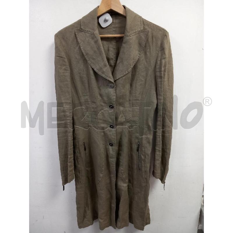 CAMICIA DONNA LUNGA LINO IGJEANS MARRONE | Mercatino dell'Usato Roma porta di roma 1